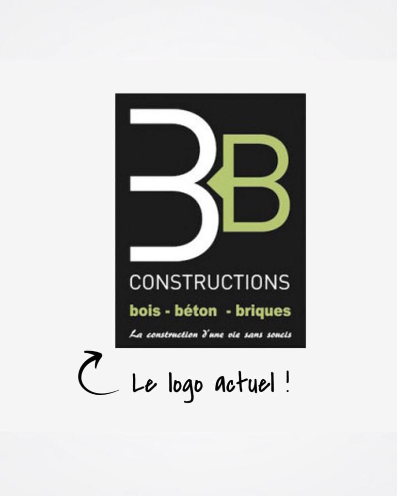 logo actuel de l'entreprise 3B constructions